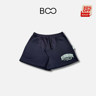 Quần Short Nữ BOO Chất Liệu Nỉ 2 Da Interlock Cao Cấp In Logo Made In Hanoi