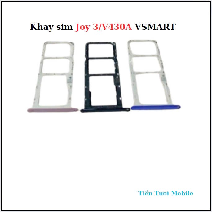 Khay sim V430A /Joy 3 Vsmart ( zin tháo máy xước nhẹ)