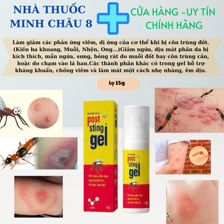 Gel bôi côn trùng cắn làm dịu da,mát da,giảm sưng,đau post sting gel