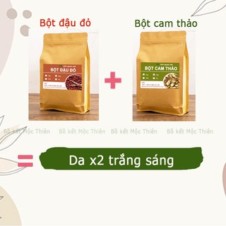 Bột đậu đỏ 500g đắp mặt trắng da