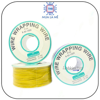 Dây câu mạch 1 lõi 30AWG 0.25mm dài 250m dây đồng màu vàng - linhkienthb