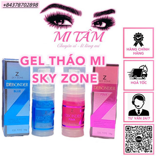 Gel tháo mi sky zone, gel gỡ mi sky zone giúp tháo mi nhanh, ít cay _ Dụng cụ nối mi _ Phụ liệu nối mi Mi Tâm