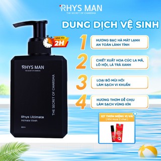Dung dịch vệ sinh nam giới hương bạc hà RHYS MAN Rhys Ultimate 120ml