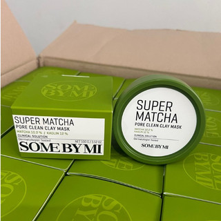 [MẪU MỚI 2024] Mặt Nạ Đất Sét Some By Mi Super Matcha Pore Clean Clay Mask 100g