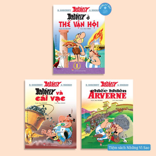 Sách - Combo Astérix ở thế vận hội, Astérix và cái vạc, Astérix chiếc khiên arverne