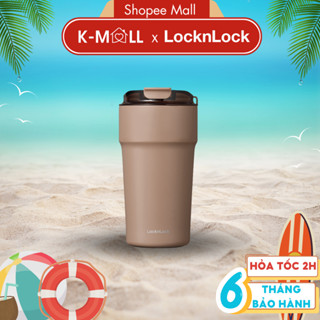 Ly giữ nhiệt LocknLock Metro Cafe Tumbler 500ml LHC4357 Màu Nâu, thép không gỉ 304 , phủ sứ - K-MALL