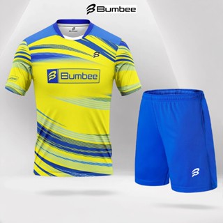 SET bộ đồ cầu lông, Pickleball co giãn 4 chiều Bumbee B màu vàng chanh đủ size nam nữ (005)