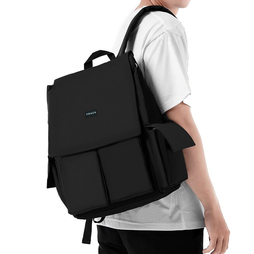 Balo Thời Trang BOXBOX Đơn Giản Cá Tính Đưng Vừa Laptop 15.6inch Cao Cấp PRAZA - BLS0199