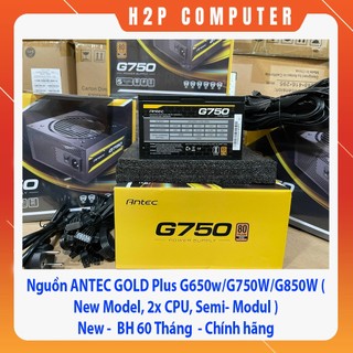 Nguồn pc antec gold plus công suất thật g650w/g750w/g850w
