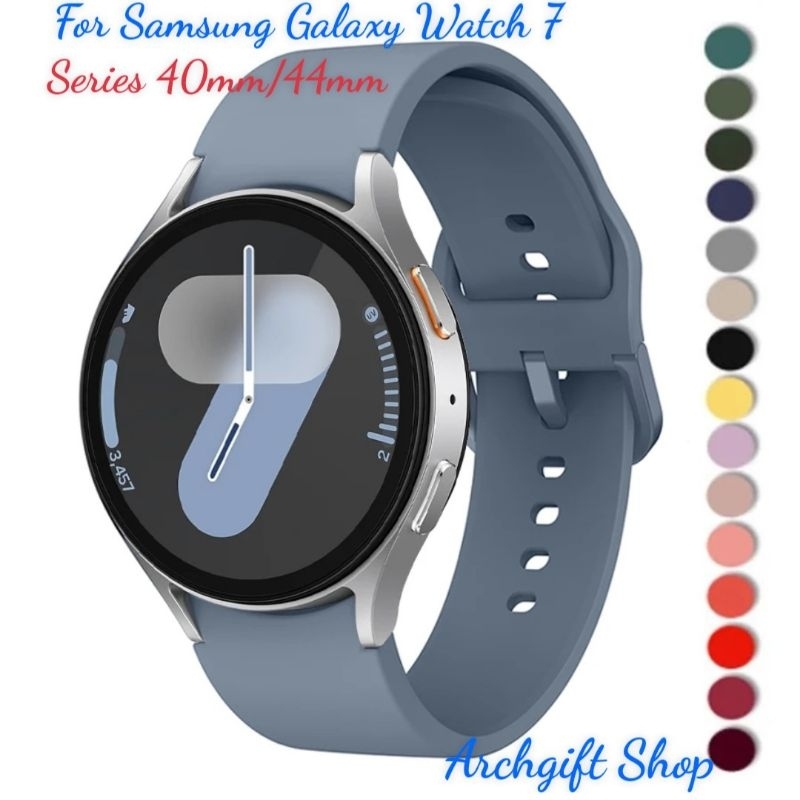 [ For Samsung Watch 7 FE ] Dây silicon ngàm cong dành cho đồng hồ Samsung Galaxy Watch 7 FE 40mm / 4