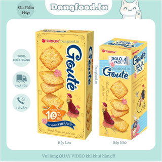 Bánh Goute Mè Giòn Tan Orion Hộp 158.4gr - Sản Phẩm Được Ưa Chuộng Ở Mọi Lứa Tuổi 