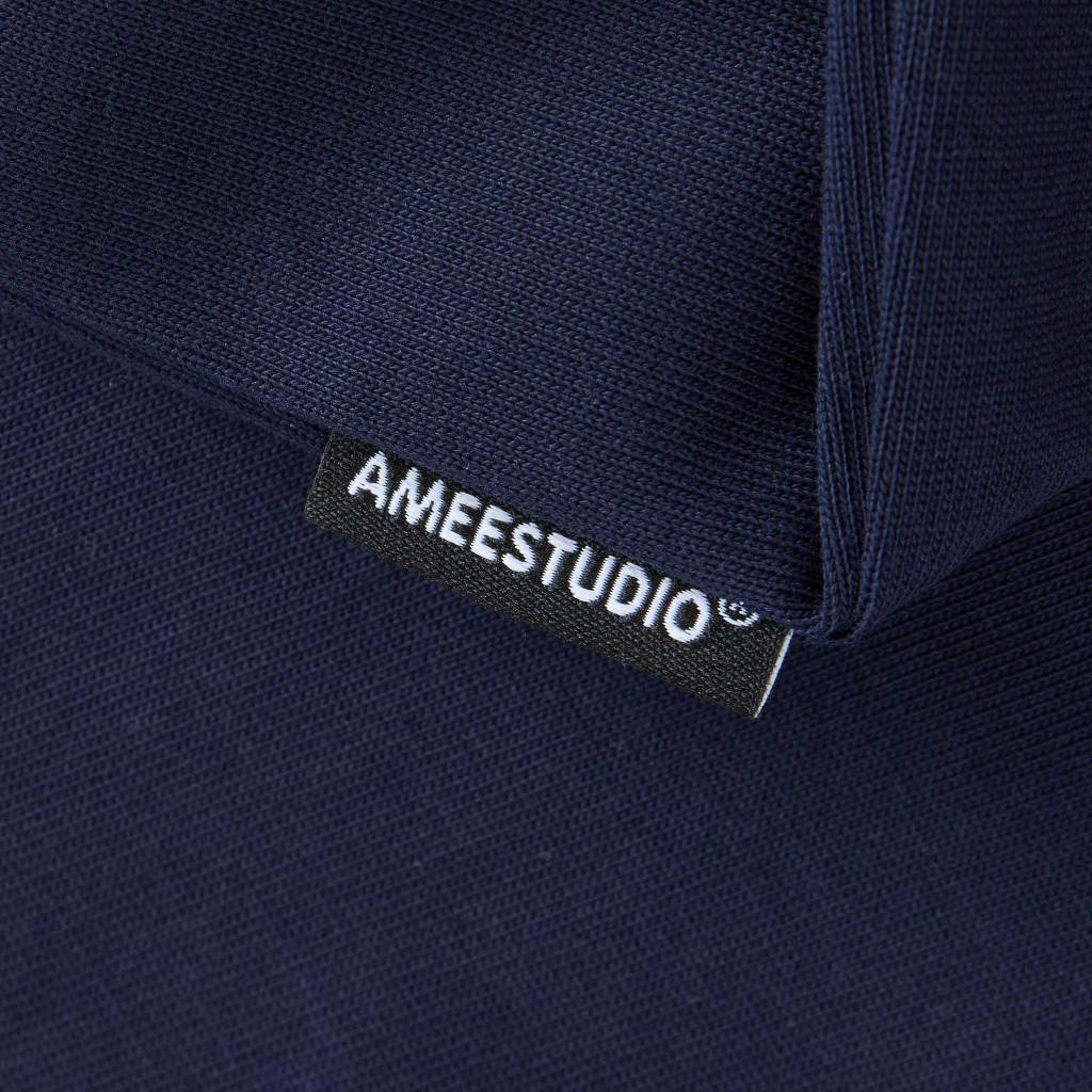Áo Polo Form Rộng Amee Bear Thêu Logo Phối Bo/ Cotton 100% | BigBuy360 - bigbuy360.vn