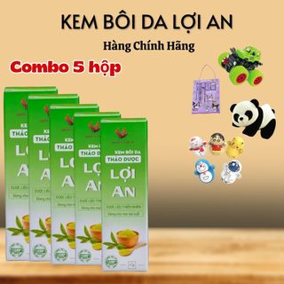 Kem bôi da lợi an hỗ trợ rôm sảy cho bé yê dùng được từ sơ sinh combo 5