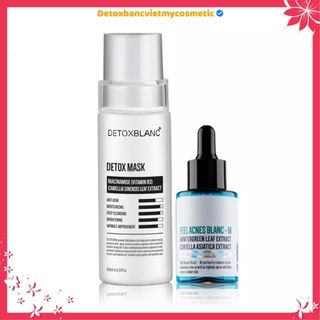[Chính hãng]Combo thải độc ngừa mụn kiềm dầu và trắng da detox blanc
