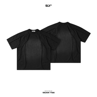 Áo thun washed SLY SEAM form raglan tee may rã rập