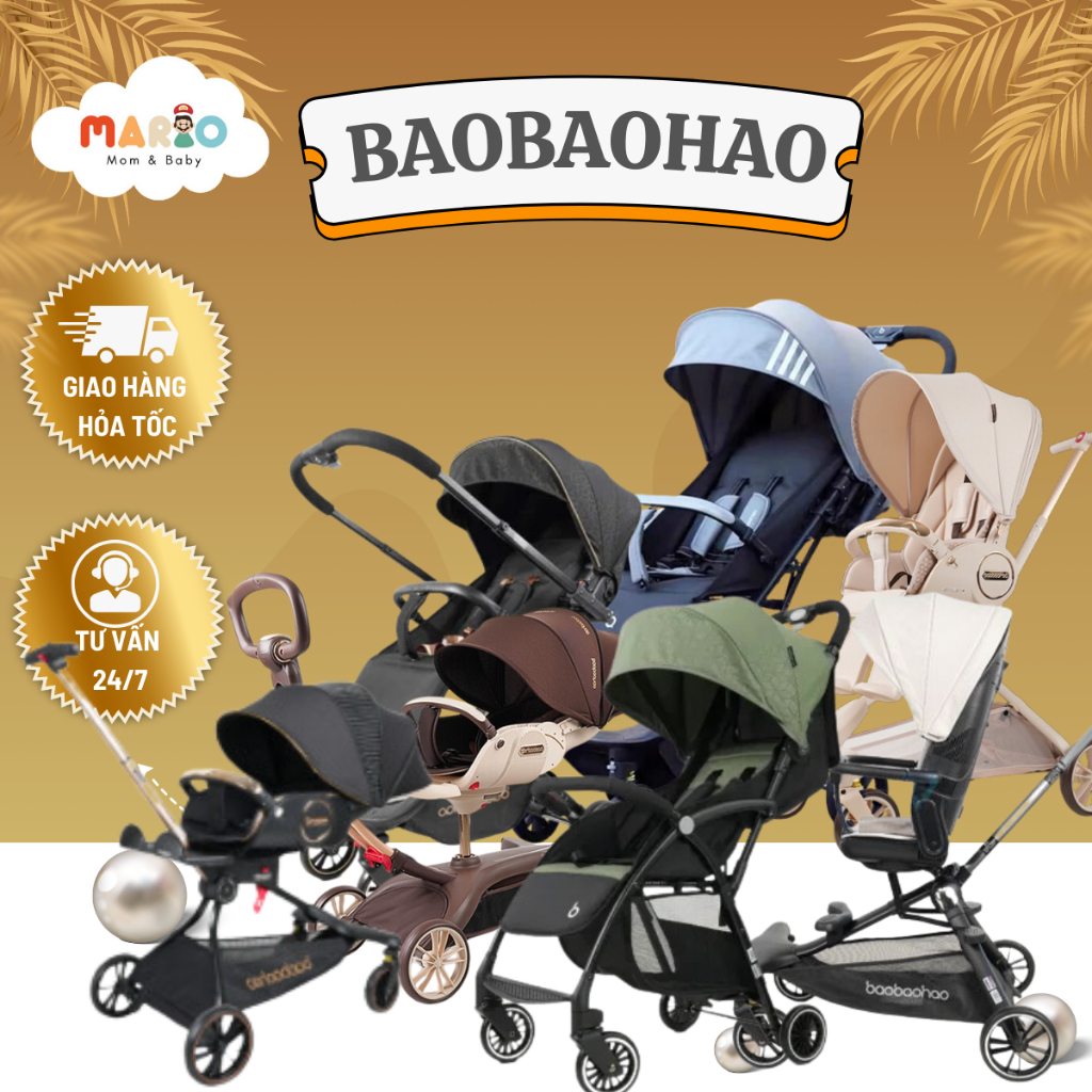 Xe đẩy gấp gọn Baobaohao A10/V9/V16/V21/Y8