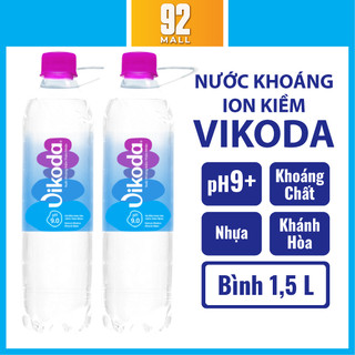 [Bình 1.5L] Nước Kiềm Vikoda pH9+ Giàu Khoáng Chất, An Toàn Sức Khỏe
