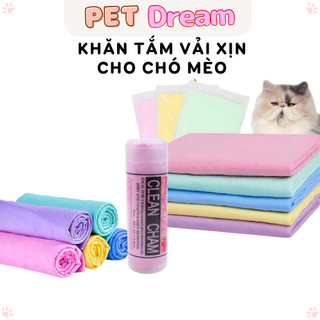Khăn Tắm Cho Chó Mèo Siêu Thấm Hút