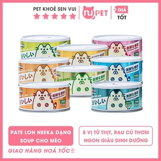 Pate Neeka nội địa Trung Dạng Soup lon 85g cho mèo