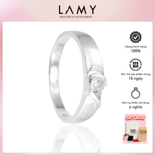 Nhẫn bạc nam nữ CDE Classic Modern Romantic Couple Ring Silver CDE8244SV - Nhẫn bạc ta cao cấp