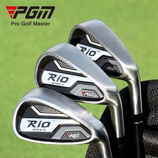 Gậy Golf  sắt Số 7 PGM-TIG040: Thuận tay phải, Cán Graphite nhẹ, tay nắm cao su, đầu thép không gỉ.
