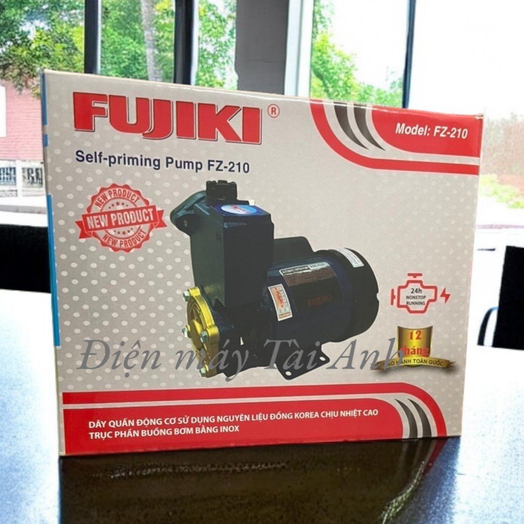 Máy bơm nước chân không FUJIKI 210W - Máy bơm đẩy cao  - FZ210B
