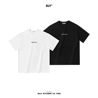 Áo thun cổ tròn SLY STUDIO V1 Đen | Trắng