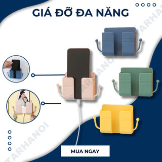 Giá đỡ điện thoại dán tường kệ có râu móc treo để điều khiển Starhanoi