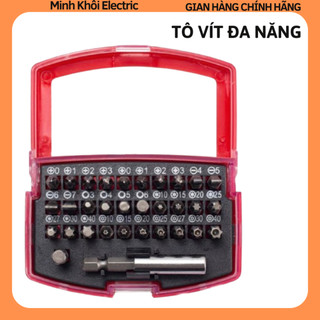 Bộ mũi vít đa năng 32 chi tiết,bộ tua vít nam châm,bộ tô vít,hộp tuốc nơ vít,mũi khoan bắn vít,hộp tua vít,lục giác