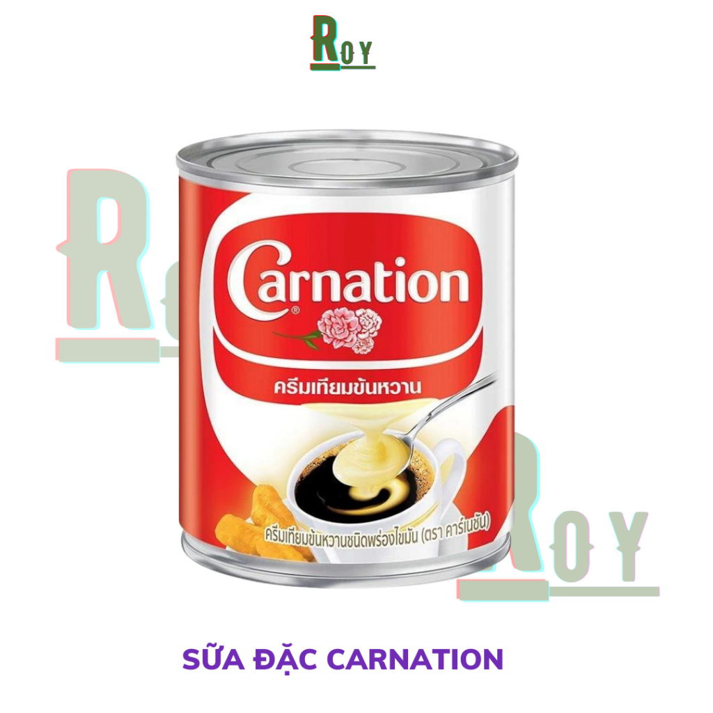 Sữa đặc carnation nhập khẩu Thái Lan, sữa đặc có đường nguyên liệu pha chế vị đậm đà béo ngậy