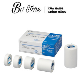 Cuộn băng ép dán sẹo Nichiban màu trắng dành cho da nhạy cảm