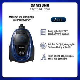 Máy hút bụi Samsung dạng hộp VC18M3110VB | 1800W | 2L