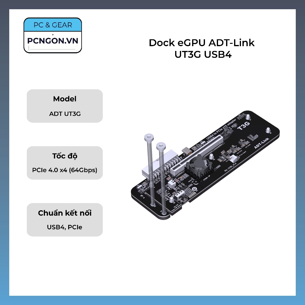 [PCNGON] Dock eGPU ADT-Link UT3G USB4