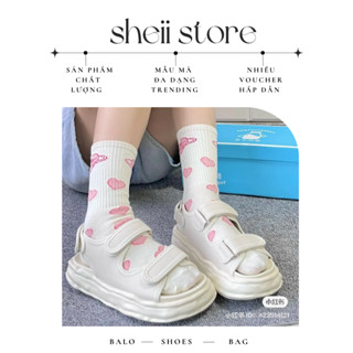 ♡︎ sandal - sẵn HÀNG QCCC Loại 1 giày dép nữ basic đế bánh mì gợn sóng sandal quai ngang phong cách Hàn Quốc