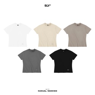 Áo thun trơn nữ cổ tròn SLY Casual Baby Tee 5 màu