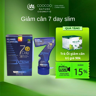  7 Day Slim  Viên Uống Giảm Cân Nhập Khẩu Mỹ  30 Viên  