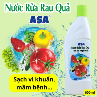 Nước rửa rau quả ASA 500ml – rau sạch tươi ngon, an toàn sức khỏe