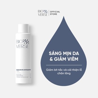 Nước Dưỡng AHA 8% Tẩy Da Chết, Sáng Da Và Ngừa Mụn Bioverse Quacids 8% Exfoliator Toner 150ml