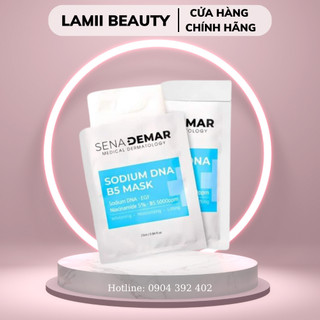 Mặt nạ phục hồi da B5 Senademar Sodium DNA B5 Hàn Quốc/SET 10 Mặt nạ mát lạnh cao cấp CELL FUSION C first cooling mask