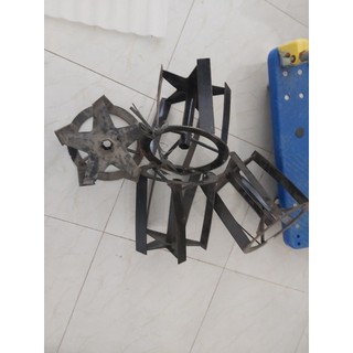 Bộ đánh cỏ lắp máy xới đất đa năng, bộ xạc cỏ lắp máy cày bừa