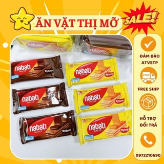Gói Bánh Nabati kem xốp, Nabati Nextar vị Socola, Phô Mai gói 17g