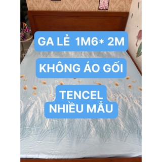 ga lẻ rời 1m6*2m( không kèm vỏ gối) chất lụa tencel mềm mịn mát lạnh mướt giá rẽ nhiều mẫu chọn