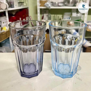 Cốc thủy tinh uống nước cơ bản, màu sắc đẹp mắt 350ml POKAL - Chính hãng IKEA
