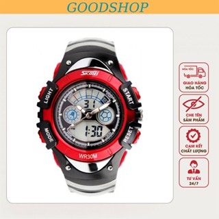 Đồng hồ đeo tay trẻ em bé trai Skmei 0998 điện tử thể thao dây cao su