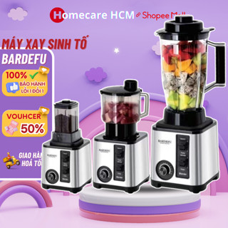 Máy Xay Sinh Tố Công Nghiệp BARDEFU 3 Cối Xay 5000W Hàng Chính Hãng, Xay Đa Năng Siêu Khoẻ, Bảo Hành 12 Tháng