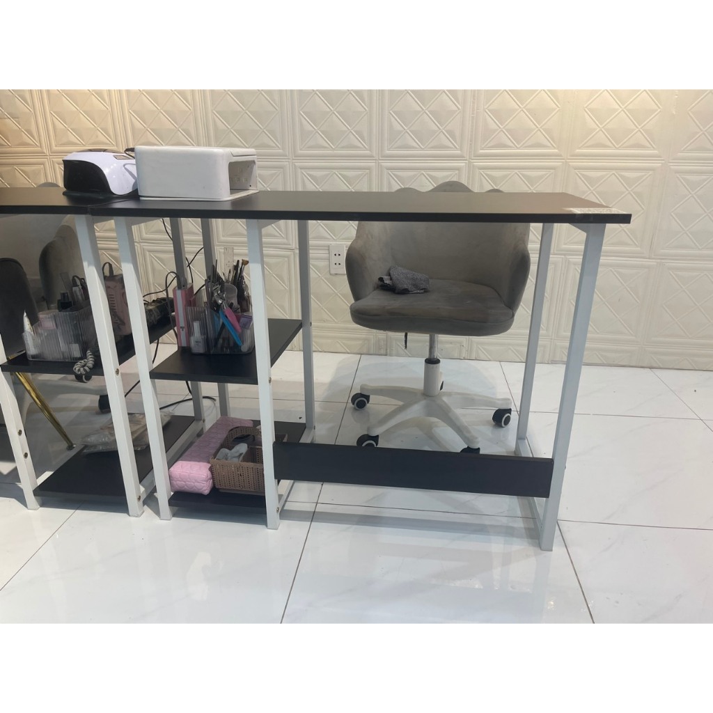 Bàn làm việc liền giá sách B3C nhiều kích thước ( full phụ kiện ốc vít) | BigBuy360 - bigbuy360.vn