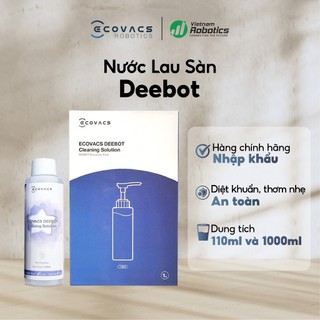 Nước Lau Sàn Dành Cho Robot Hút Bụi Lau Nhà Ecovacs Deebot - Dung tích 110ml