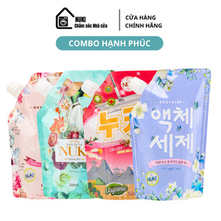  4 túi giặt xả, lau sàn - Quần Áo Thơm Tho, Sàn nhà sạch bóng