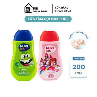 Sữa tắm gội 2in1 NUKI KIDS - Công thức dịu nhẹ, không gây kích ứng, an toàn cho mắt bé
