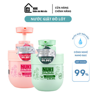 Nước giặt đồ lót NUKI 300ml - Khử trùng, Khử mùi, An toàn cho da, bảo vệ sức khỏe "cô bé" toàn diện